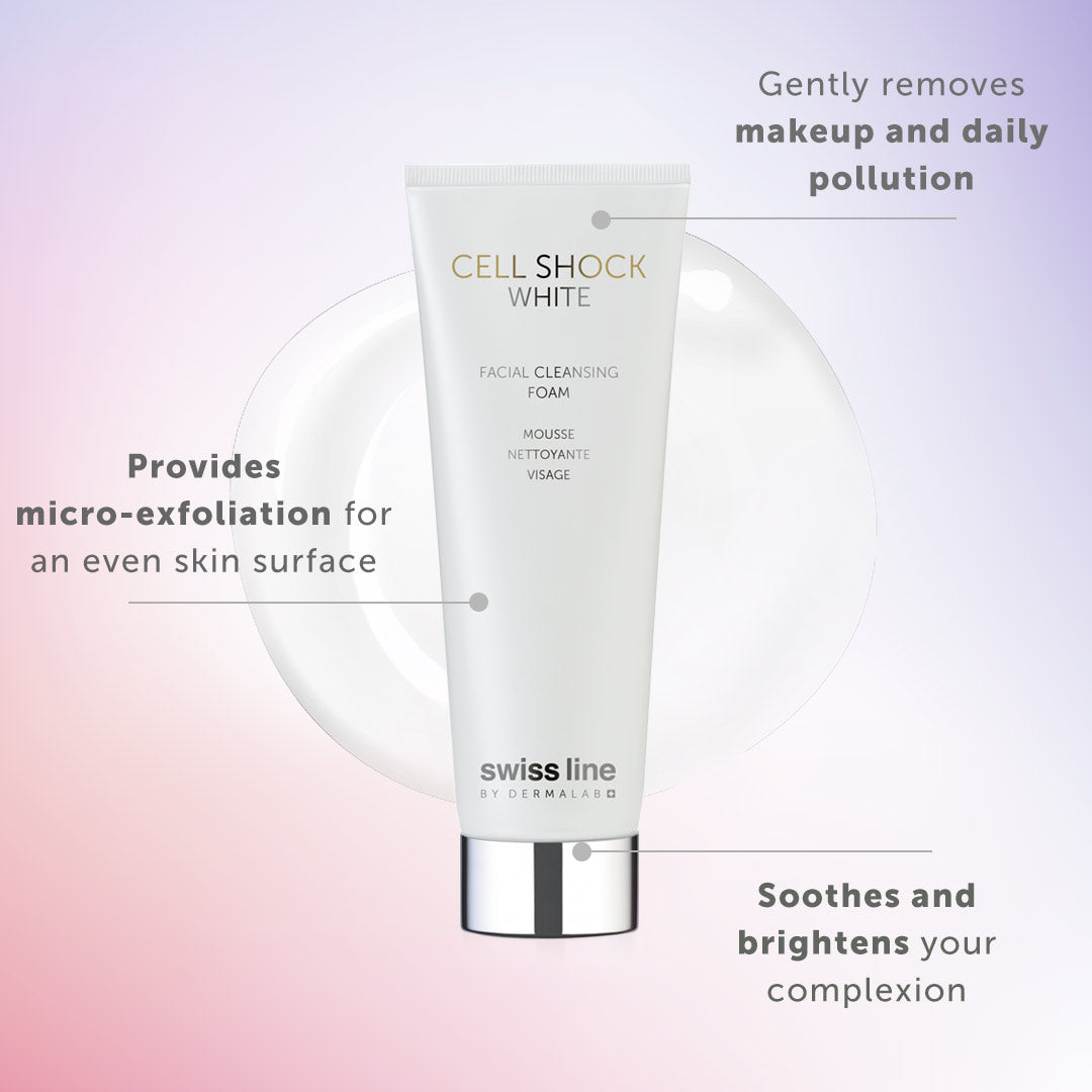 Cell Shock White Facial Cleansing Foam (160ml)
